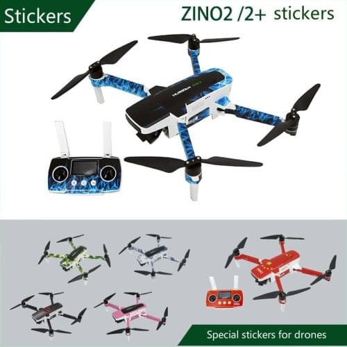 Hubsan Zino 2/zino 2+ Dedicated Drone Sticker Cartoons Anime Full Set Of Carbon Fiber Pvc Film
