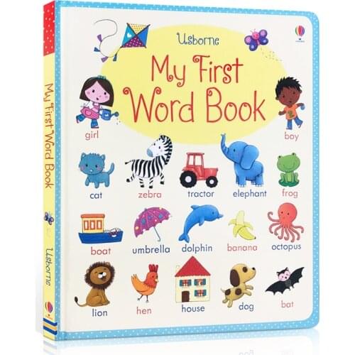 English Picture Book :New Board Books --My First Word book , English dictionary for baby and kids Children early education book