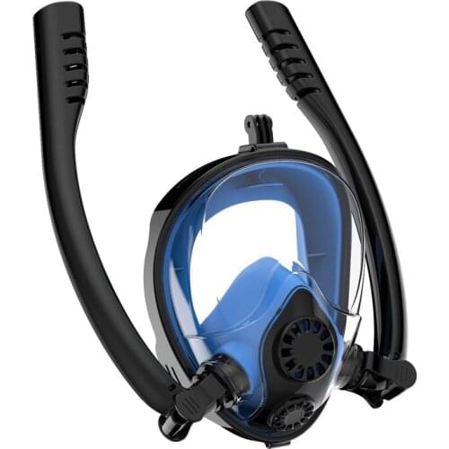 Full Face Snorkel Mask with Anti-Fog Snorkeling Mask Anti-Leak Diving Mask for Adults