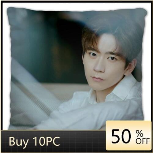 Zhang Haocheng Pillowcase Star Real Person Photo Poster Cushion Cover Souvenir Home Decor Throw Pillow Covers Fan Cheer Gifts
