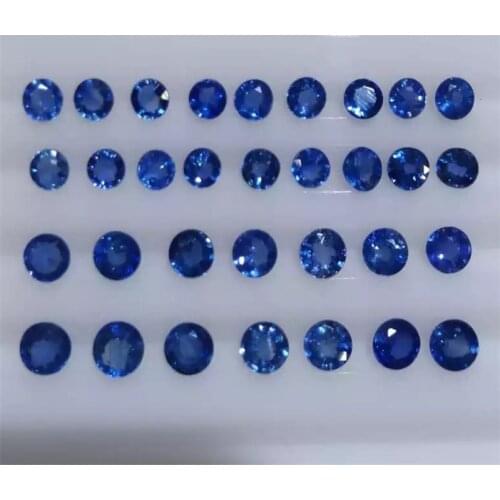 Small Round Cut Natural Sapphire Loose Gemstone Sapphire Loose Stone From Biggest Sapphire Mine In China