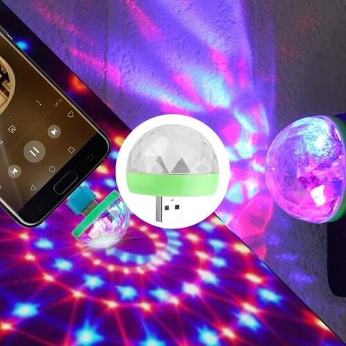 USB Mini Disco Lights Portable Home Party Light USB Powered Led Stage Party Ball Bar DJ Lighting Karaoke Party Led Christmas