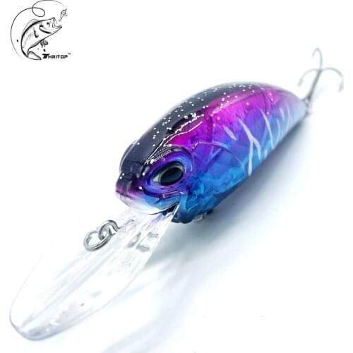 16G 85MM Thritop Hot Floating Crankbait Hard Bait 4 Colors High Quality Fishing Lure TP166 Bass Pike Wobbler Tackles