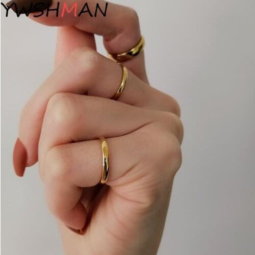 Stainless Steel Rings for Men Couple Wedding Ring Cool Simple Band 4 MM