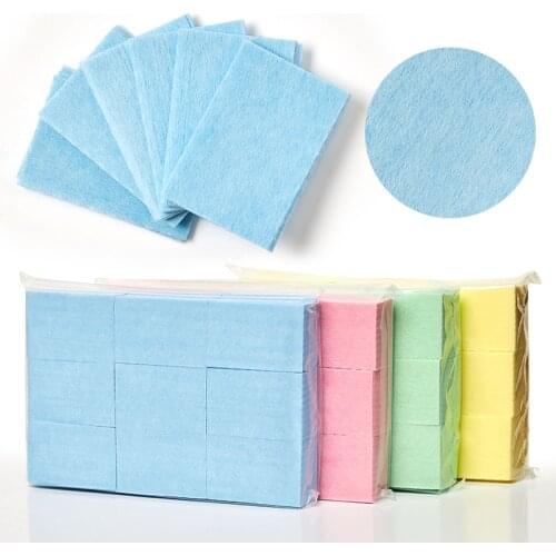 600/200 Pcs/Bag Nail Polish Remover Wipes Cleaning Lint Free Paper Pad Soak off Remover Manicure Tool