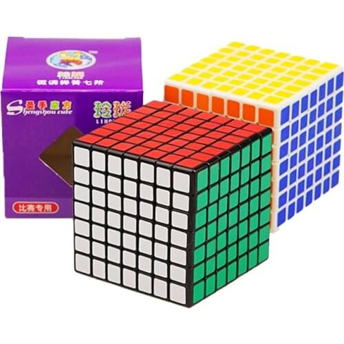 ShengShou Exquisite Mini 7x7 Magic Cube SengSo 7x7x7 Speed Cube Professional Puzzle Educational Toy For Children