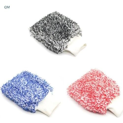 Car Wash Mitt - Premium Chenille Microfiber Wash Mitt - Wash Sponge - Wash Glove - Lint Free - Scratch Free- Premium Gloves 13MF