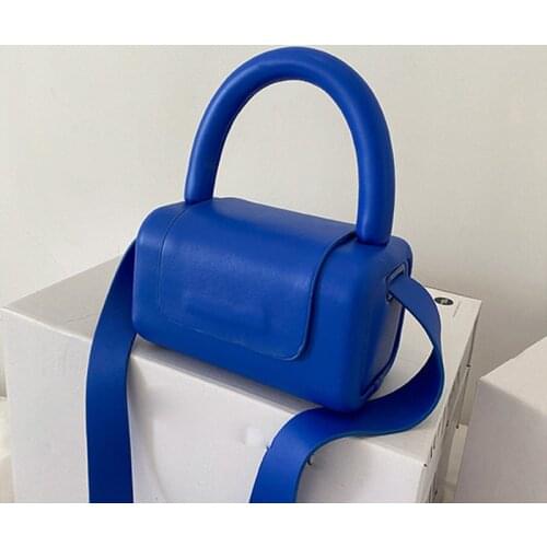 Candy Color Women Handbags 2021 Quality PU Leather Shoulder Crossbody Bag Summer Branded Female Clutches Mini Cute Small Purses
