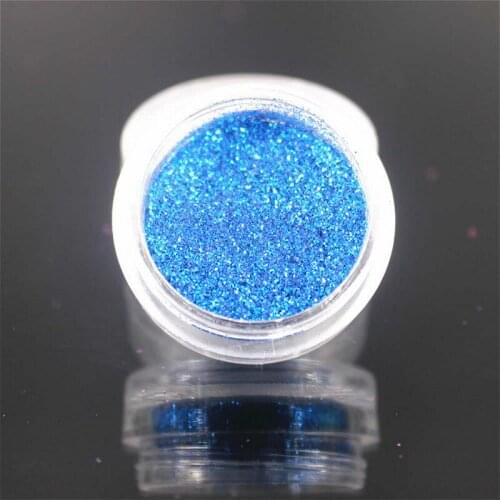 1 Pcs Colorful Powder Rhinestones Crystal AB FlatBack Strass Sewing Fabric Garment Rhinestone Nail Art UV Dark Blue