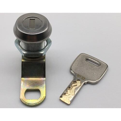 10 pieces 17mm keyed differently waterproof dustproof cylinderical cabinet cam lock