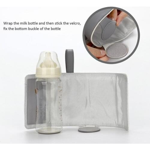 2021 USB Baby Bottle Warmer Portable Travel Milk Warmer 5 Warmer Bag Heating Wholesale Thermostat Bottle Warmer Baby Food C V0I2