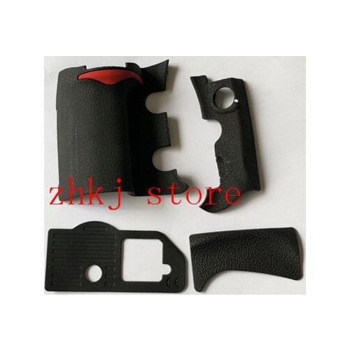 4 pieces For Nikon D300 Rubber Cover Units Complete Grip Rubber Replacement dslr camera Free Shipping