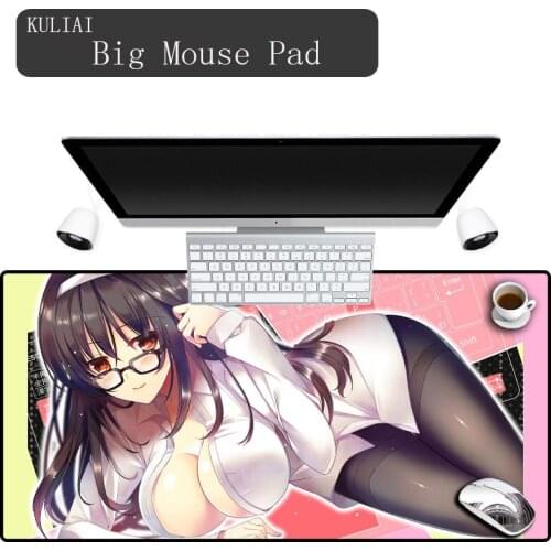 XGZ Large Gaming 40x80 CM Mouse Pad Girls Edge Control Rubber Player Pad Mat To Mouse Keyboard Gamer Desk Pad Gamer MousePad