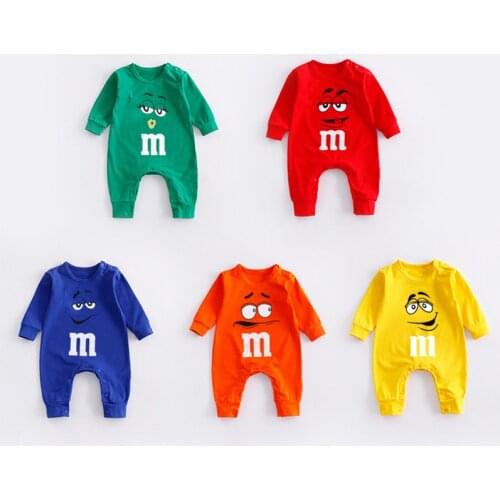 2021 Baby Spring Autumn Wear Cotton Cartoon Penguin Style Boy Clothes Newborn Baby Girl Clothing Infant Jumpsuit Baby Clothes