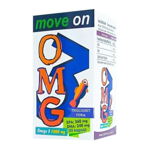 Move On OMEGA3 1000 mg EPA 360 / DHA 240. Fish Oil. OMG3 Expiration Date: 2023 Fish Oils Omega 3