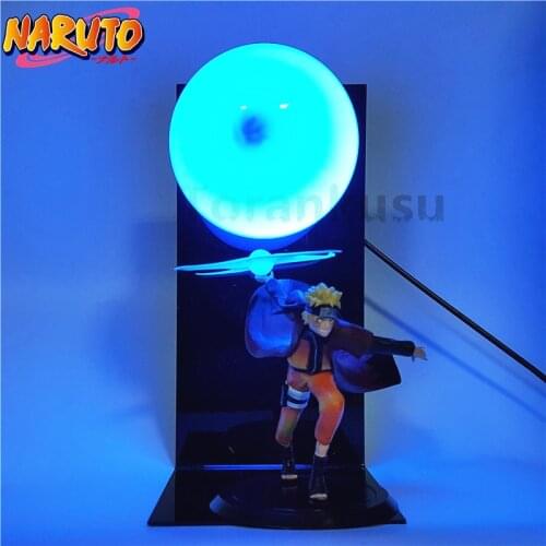 Naruto Action Figure Led Light Rasengan Model Toy Anime Naruto Shippuden Uzumaki Naruto Figurine Sasuke Namikaze Minato