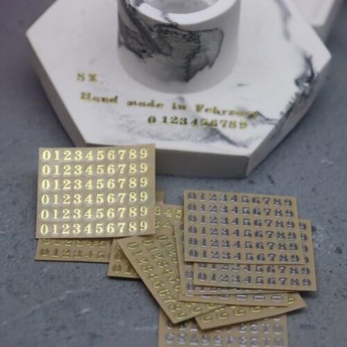 Arabic Numerals Sealing Sticker Multifunctional DIY Candle Gift Packing Labels