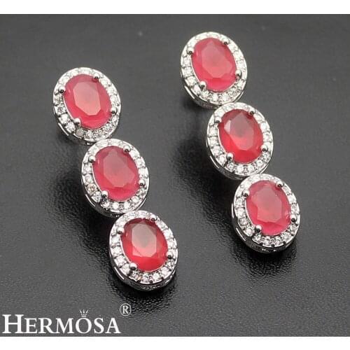 Hermosa Jewelry Classic Oval Shape Drop Earrings 32mm Holiday Gift Party Dresses Up Jared Jewelry