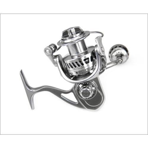 DEUKIO Fishing Reel MC3000~6000 Metal Casting 12BB Aluminum Stainless Steel Spinning Reel Fishing Tackle Pesca Carp