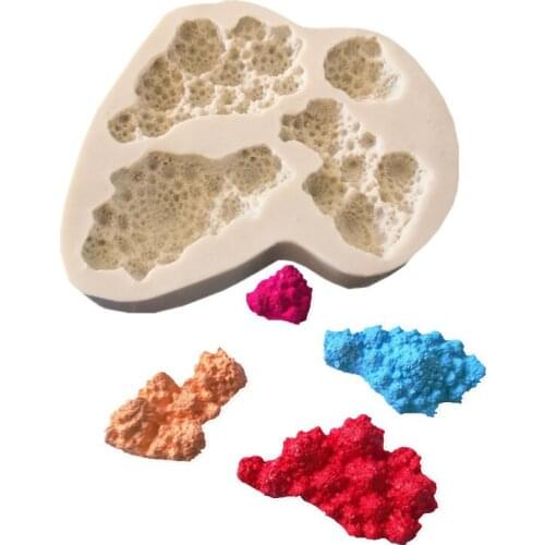 KLM coral cake silicone mold chocolate tool clay tool kitchen baking tool