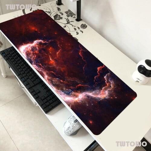 Nebula Mousepad 900x400x2mm Gaming Mouse Pad Locked Edge Gamer Mat Computer Desk Padmouse Keyboard High-end Gifts Play Mats