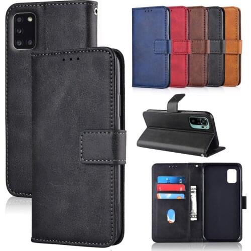 Leather Case for Samsung Galaxy A31 A51 A71 A41 A21S A11 A01 A12 A02 A32 A42 A52 A72 A20S A30 A50 A40 S A3 A5 A6 A7 Wallet Cover
