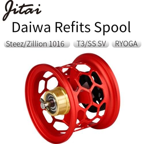 Jitai Lightweight Spool For Daiwa Steez SV TW/Zillon SV TW/ Ryoga 1016/Morethan PE SV TW/ T3 reel/SS SV