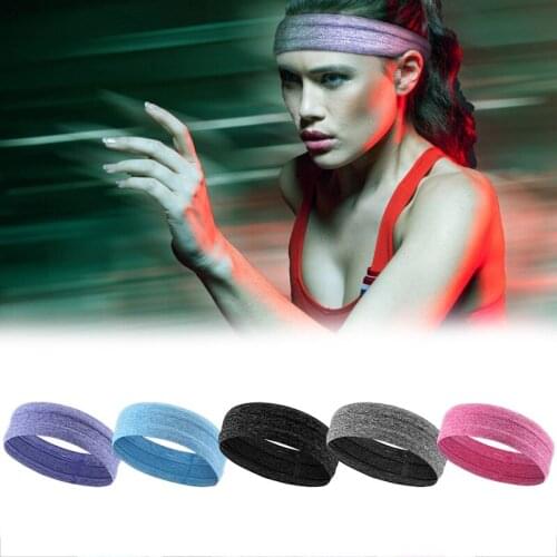 Linen Yoga Towel Absorbent Sport Sweat Headband Hair Sweatband For Men and women Sweat Bands Sports Safety Dropship