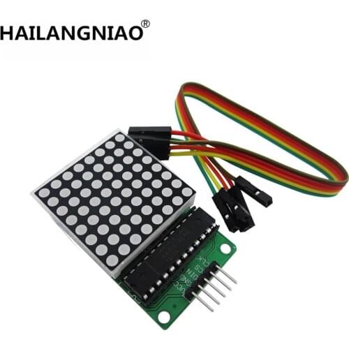 MAX7219 dot matrix module microcontroller module control module display module finished goods