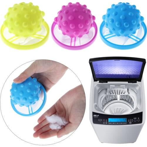1/2PCS 8.5*13cm Washing Machine Lint Filter Mesh Bag Fur Hair Catcher Laundry Balls Floating Ball Pouch Cleaning Home Tools