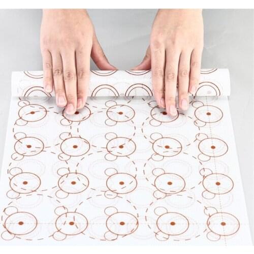 Non Sitck Silicone Baking Mat Macaron Sheet - Non-slip double side (16.5" x 11.6") - Heat Resistant/Non Stick Silicon Liner