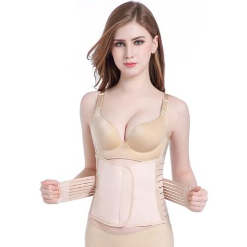 New Body Shaper Waist Trainer Belt Women Postpartum Belly Slimming Underwear Modeling Strap Shapewear Tummy Fitness Corset