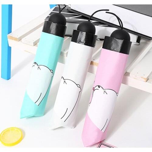 Clear Umbrella Kids Girls Cute Umbrella Rain Women Folding Parasol Corporate Gifts Tous Mujer Tous Capsule Household Products