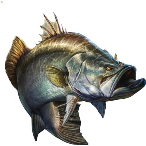 S50010# 13CM/17CM Personality PVC Decal Barbarian Lungfish Car Sticker on Motorcycle Laptop Decorative Accessories