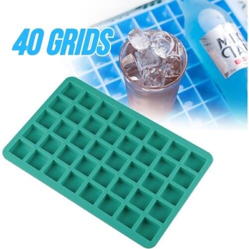 40 Grids Silicone Chocolate Mould Fruit Ice Cube Maker DIY Creative Small Ice Cube Mold Chocolate Mold Square Shape