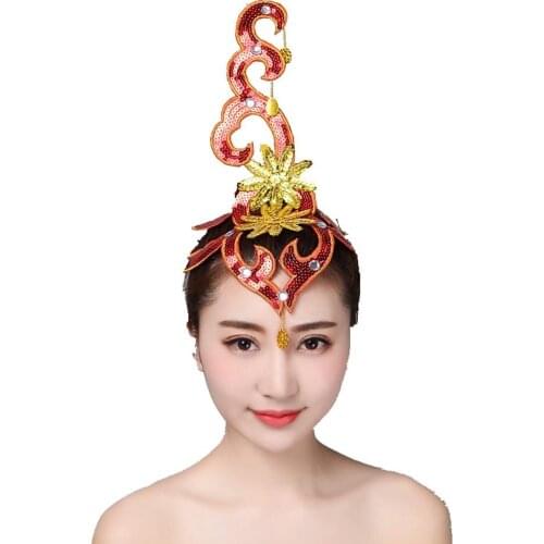 Performance Tiara Dance Hair Accessories Women Show Multi-color Classical Headdress