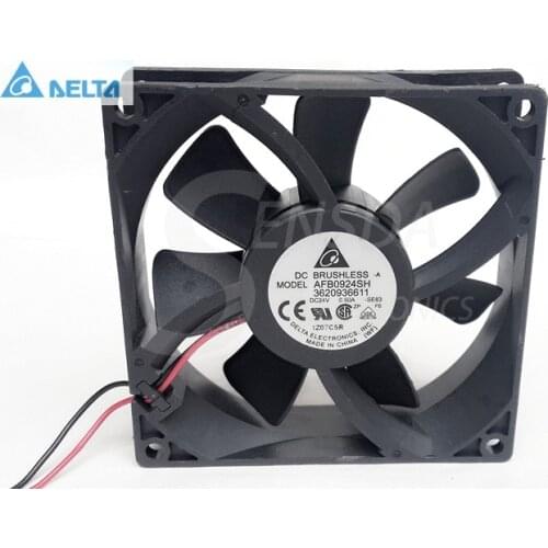Wholesale for delta AFB0924SH 90mm 9cm DC 24V 0.50A server violent 9025 90x90x25mm server inverter axial cooling fans
