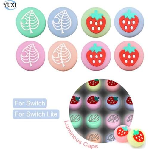YuXi 2pcs/lot For Nintend Switch Lite Joy-Con Analog Thumb Stick Grip Cap For Switch NS Joycon Controller Joystick Cover Case