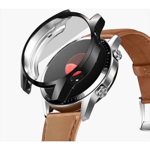 Watch Case cover for Huawei Watch GT 2 42 46mm Soft Plated All-Around Screen Protector bumper For Huawei Watch GT2 42 46mm Cover