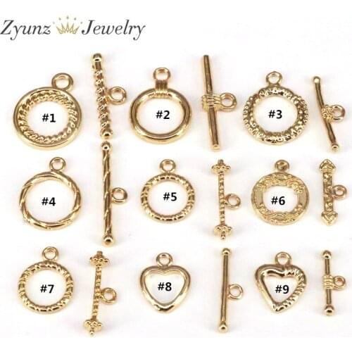 10PCS, Metal OT Toggle Clasps Hooks Connectors For DIY Bracelet Necklace Jewelry Findings Making Accessories Supplies