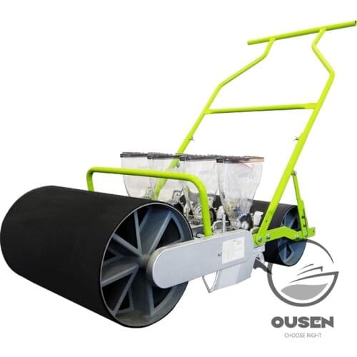2 Row Four lines Hand Push Small Agricultural Precision Seeding Vegetable Planter Seeder