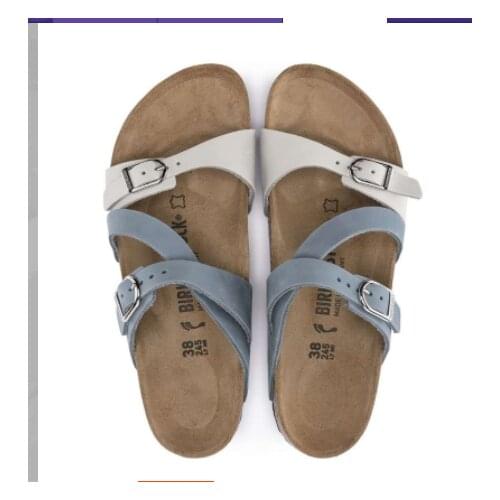 2021 Summer Ladies Leather Slippers Platform Slippers Beach Outdoor Slippers Casual Sandals Ladies Shoes Casual Women Shoes