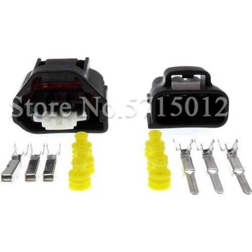 3 Hole 11261 7283-1133-10 Female Male Auto Sensor Connector For Toyota 1JZ TPS Plug non E Throttle Automotive Socket