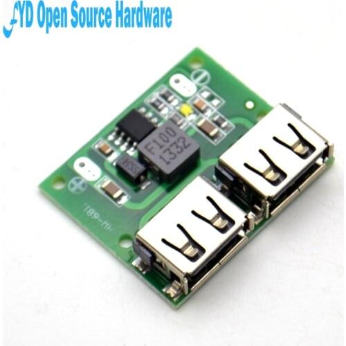 9V 12V 24V to 5V DC-DC Step Down Charger Power Module Dual USB Output Buck Voltage Board 3A Car Charge Charging Regulator 6-26V