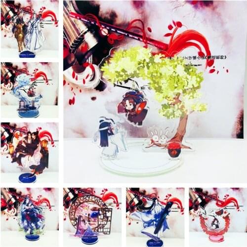 Anime Modaozushi Grandmaster of Demonic Cultivation Cartoon Acrylic Keychain LWJ WWX Fashion Figure Key Chains Charm Gift Decor