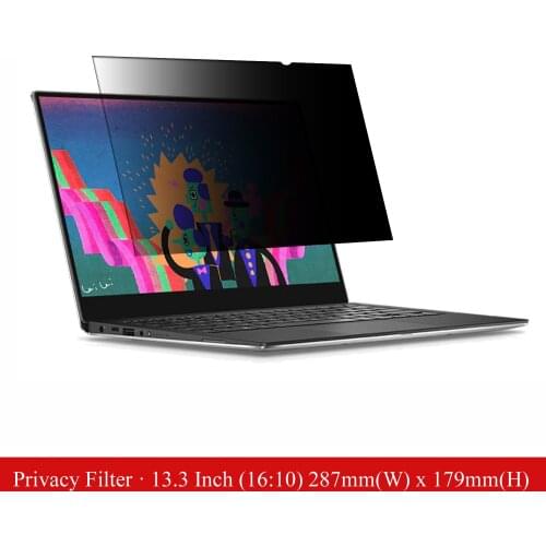 13.3 inch Anti-Glare Laptop Privacy Filter Screen Protector Film for Computer Monitor Widescreen 16:10 Aspect Ratio