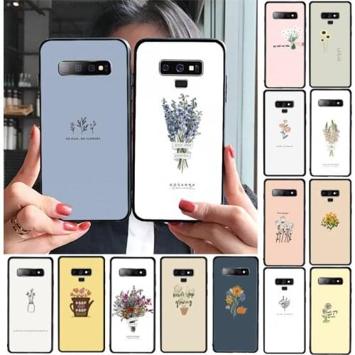 YNDFCNB Great Aesthetic Flower art Phone Case For Samsung Galaxy A30 A20 S20 A50S A30S A71 A10 A10S A7 A8 A6 plus Cases
