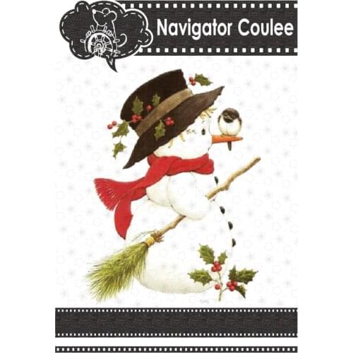 Metal Cutting Mould Christmas Snowman Died to Novice Scrapbook Cutting Mould Cutting Decoration Craft Supplies New 2021