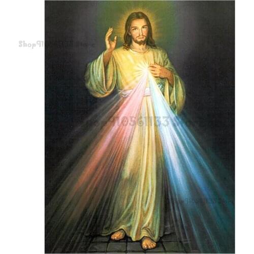 Grace figures love Jesus Christ motive diamond paintings Mosaic diamond embroideries Diamond paintings home decoration GG2365