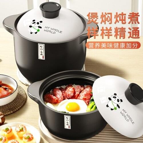 Casserole Hgh Temperature Crock Pot Soup Ceramic Casserole Soup Pot Stew Pot Open Flame Household Gas Clay Pot Rice Soup
